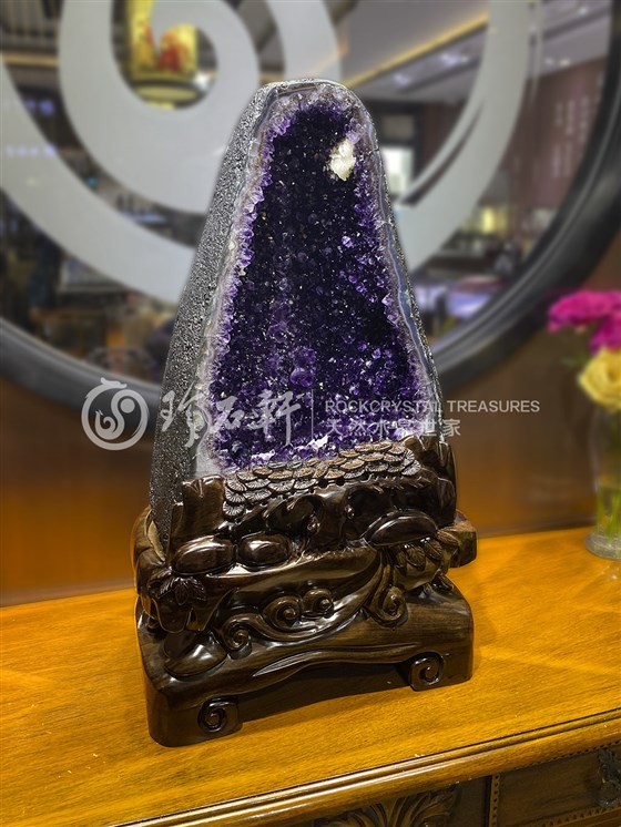 珍石轩天然水晶世家天然紫晶洞 (1)