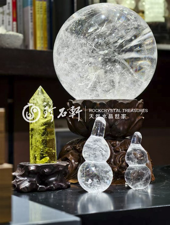 珍石轩天然水晶世家天然白水晶球