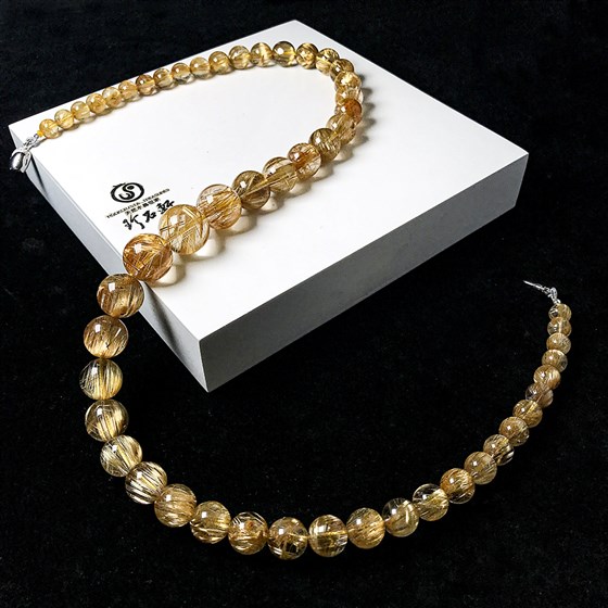 珍石轩钛发晶塔链藏品 (4)