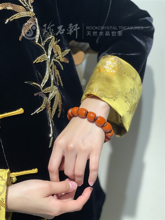 珍石轩南红直切手链
