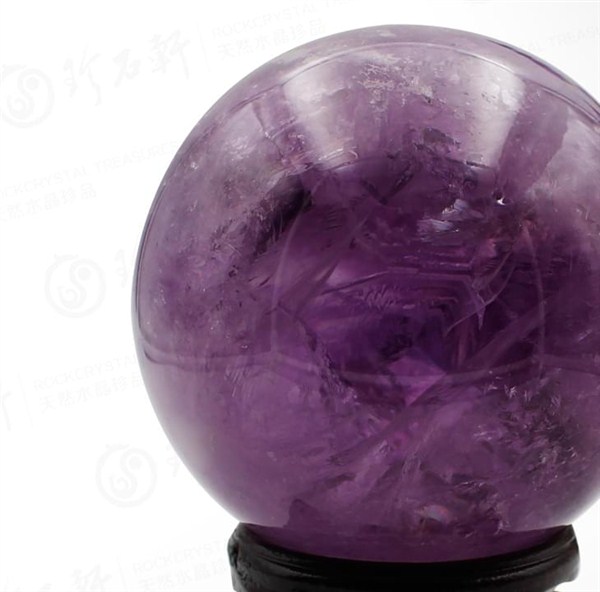 天然紫水晶球