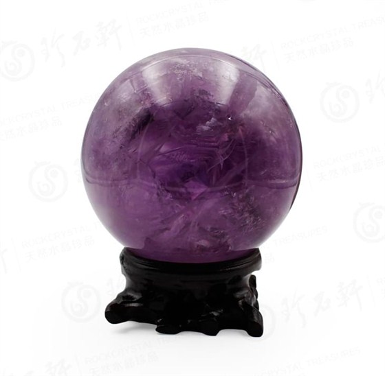 珍石轩天然水晶紫水晶球