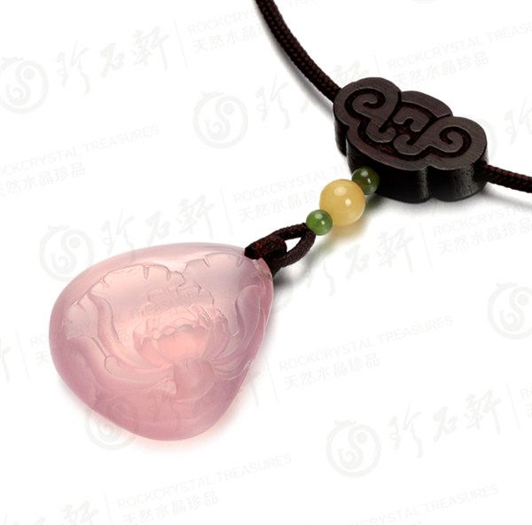 芙蓉晶莲花链坠