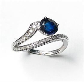 G18K蓝宝石戒指