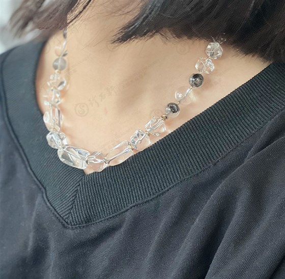 珍石轩白水晶随型项链05