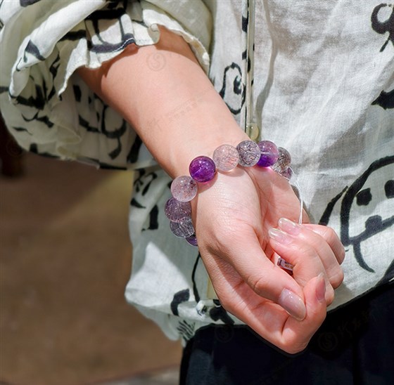 珍石轩14mmS925超七手链05