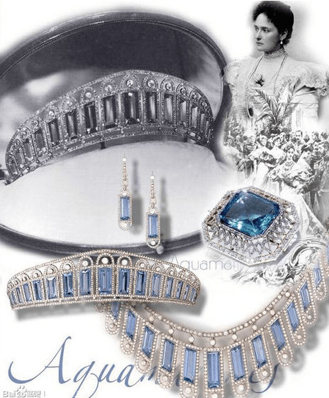 皇冠便项链海蓝宝与世界各国王室的跨世纪情缘