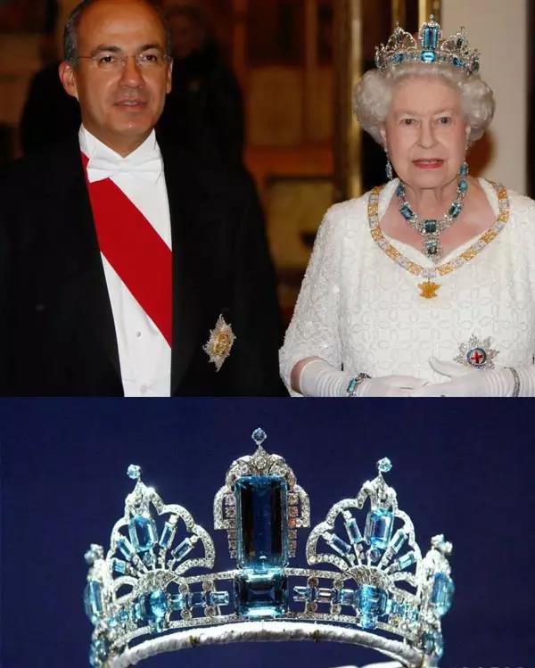 英女王伊丽莎白二世的巴西海蓝宝王冠