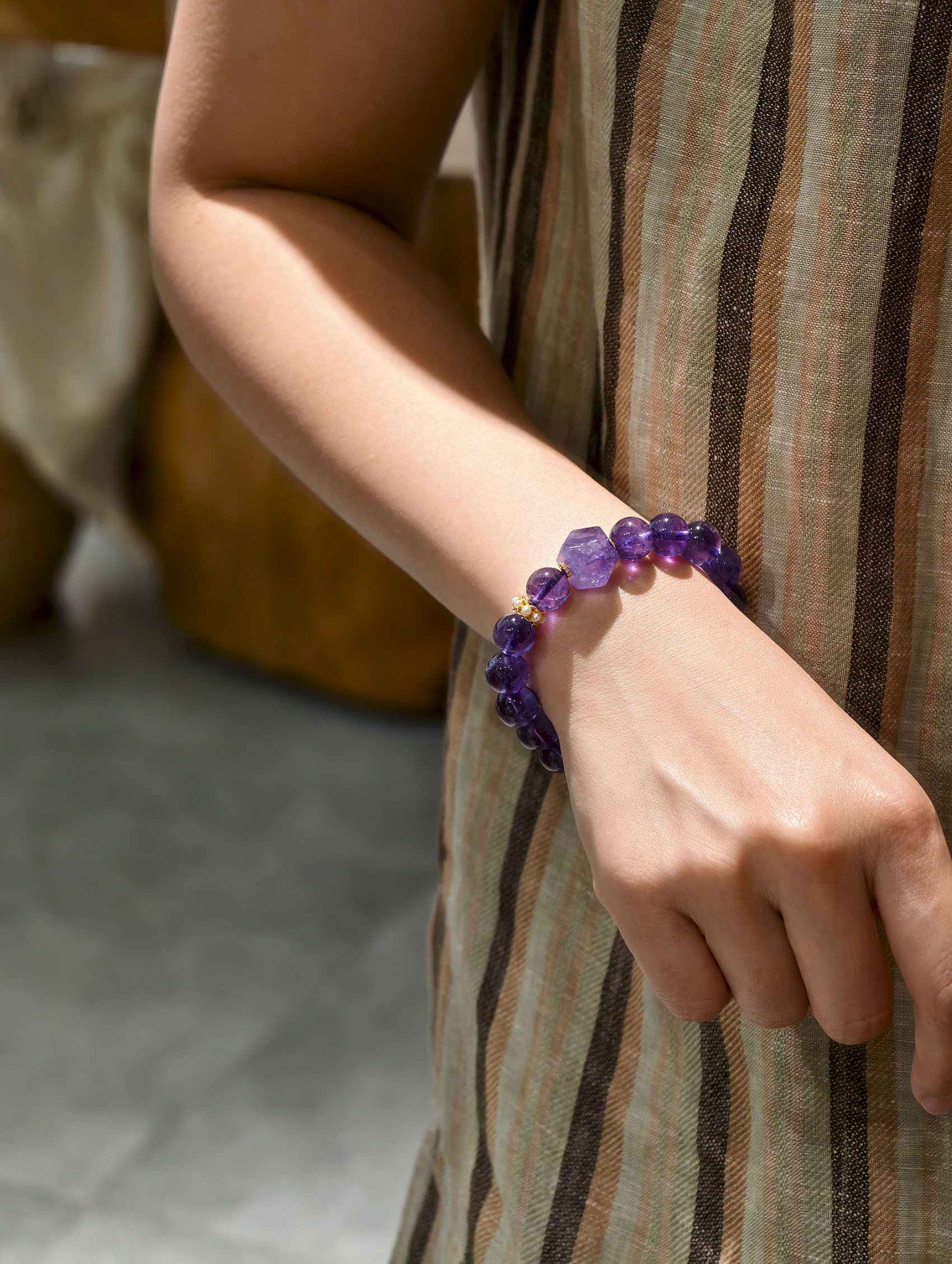 珍石轩10mm紫水晶手链