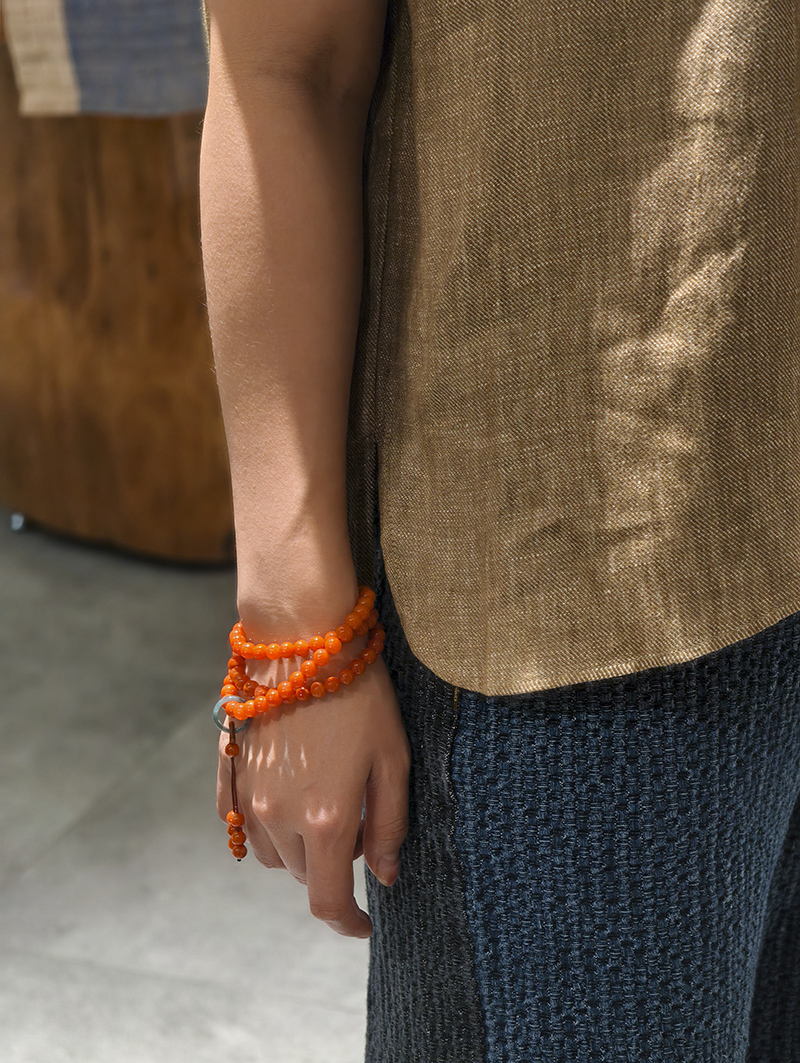 一口价2669元南红珠串 (2b)