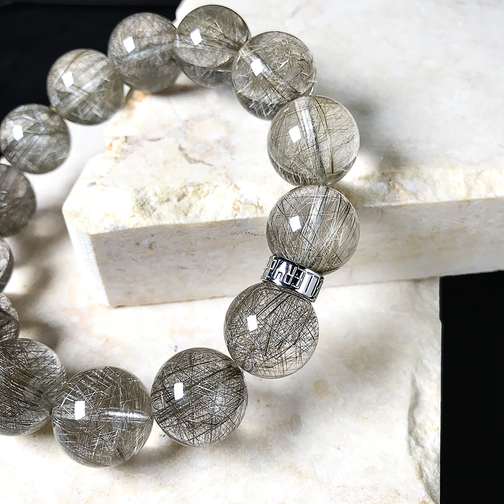 深圳珍石轩15mmS925银发晶手链 (6)