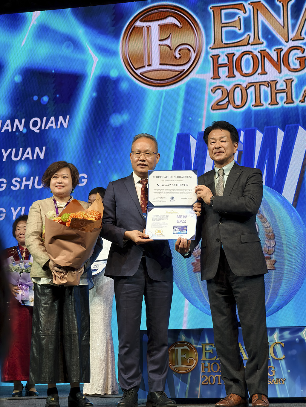 冯国鑫荣获Enagic还原水国际总部6A2级别认证