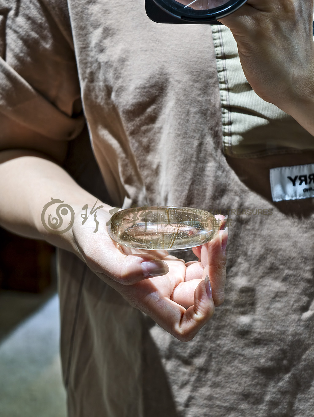 珍石轩金发晶手镯 (4)