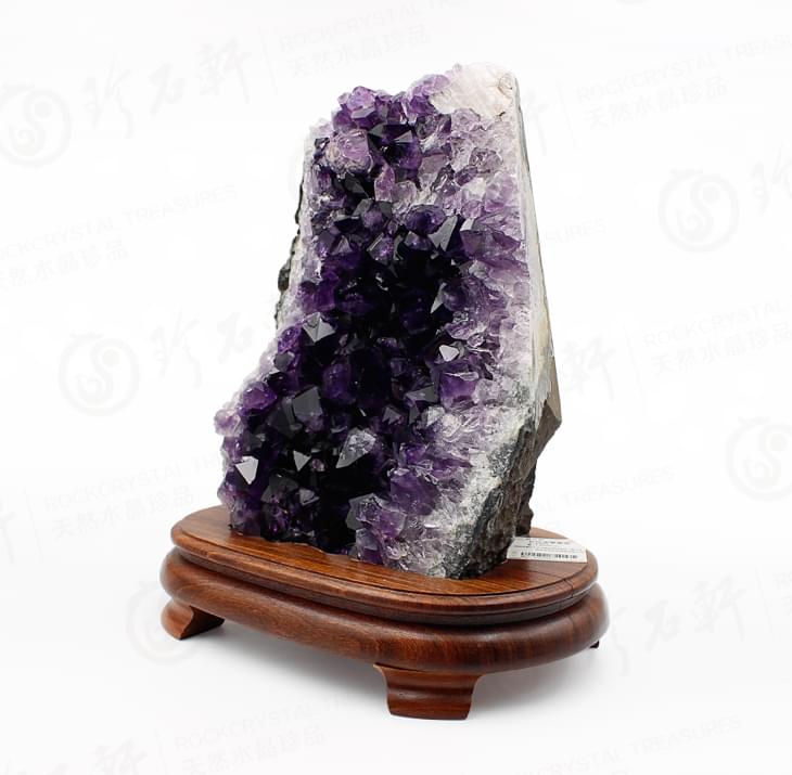 天然水晶怎么摆放最有利于风水珍石轩紫晶花
