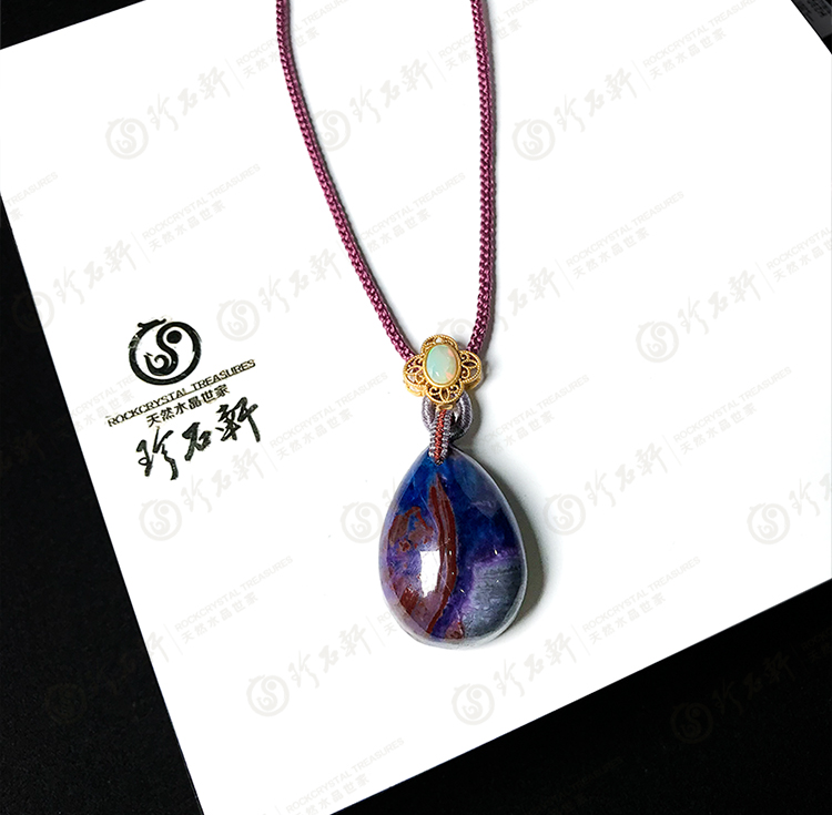 S925银镶舒俱来链坠