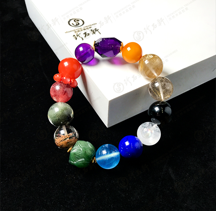 珍石轩多宝天然水晶手链