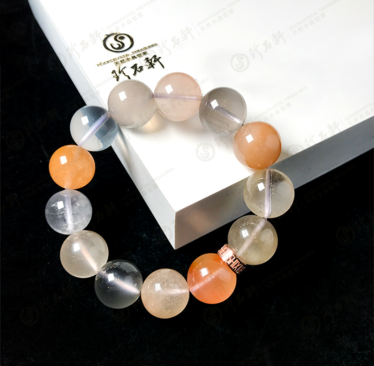 天然彩兔毛手链