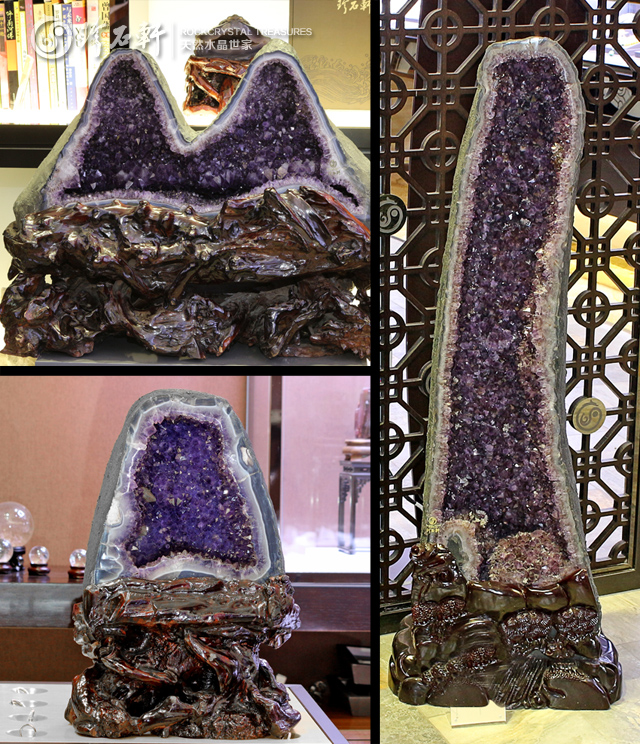紫水晶洞珍石轩天然水晶